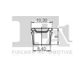 FA1 Klip ozdobn / ochrann lity FA1 33-60002.5, 33-60002.5