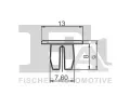 FA1 Klip ozdobn / ochrann lity FA1 33-60003.10, 33-60003.10