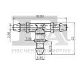 FA1 Adaptr, hadicov spojka FA1 33-60012.5, 33-60012.5