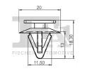 Klip, ozdobn / ochrann lita FA1 ‐ FA1 73-40001.5