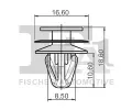 FA1 Klip ozdobn / ochrann lity FA1 73-40005.5, 73-40005.5