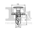 FA1 Klip ozdobn / ochrann lity FA1 74-20001.10, 74-20001.10