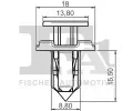 FA1 Klip ozdobn / ochrann lity FA1 74-20003.25, 74-20003.25