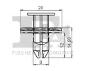 Klip, ozdobn / ochrann lita FA1 ‐ FA1 75-30008.10
