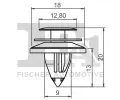FA1 Klip ozdobn / ochrann lity FA1 75-40005.5, 75-40005.5