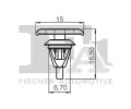 FA1 Klip ozdobn / ochrann lity FA1 77-40003.5, 77-40003.5