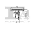 FA1 Klip ozdobn / ochrann lity FA1 77-40004.5, 77-40004.5