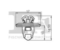 FA1 Klip ozdobn / ochrann lity FA1 77-40050.10, 77-40050.10
