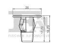 FA1 Klip ozdobn / ochrann lity FA1 77-60004.10, 77-60004.10