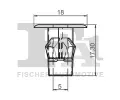 FA1 Klip ozdobn / ochrann lity FA1 77-60006.10, 77-60006.10