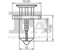 FA1 Klip ozdobn / ochrann lity FA1 78-20001.10, 78-20001.10