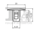 FA1 Klip ozdobn / ochrann lity FA1 79-10006.5, 79-10006.5