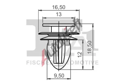 FA1 Klip ozdobn� / ochrann� li�ty FA1 79-40044.5, 79-40044.5