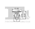 FA1 Klip ozdobn / ochrann lity FA1 79-40047.10, 79-40047.10