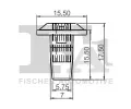 FA1 Klip ozdobn / ochrann lity FA1 79-60002.10, 79-60002.10