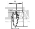 FA1 Klip ozdobn / ochrann lity FA1 87-20002.25, 87-20002.25