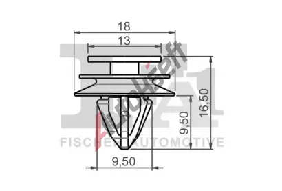 FA1 Klip ozdobné / ochranné lišty FA1 89-40016.5, 89-40016.5 FA1 Klip ozdobné / ochranné lišty FA1 89-40016.5, 89-40016.5