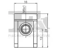 FA1 Plechov matka FA1 99-30038.5, 99-30038.5