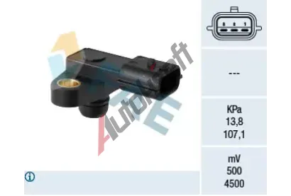 FAE Senzor tlaku sacího potrubí FAE 15217, 15217 FAE Senzor tlaku sacího potrubí FAE 15217, 15217