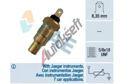 FAE Senzor teploty chladic� kapaliny FAE 31400, 31400
