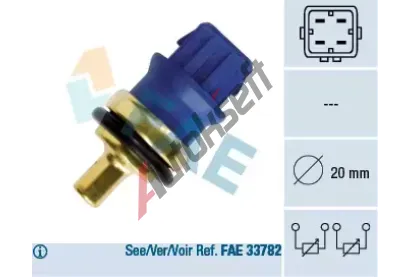 FAE Snma - teplota chladiva FAE 33780, 33780