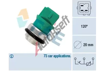 FAE Senzor teploty chladicí kapaliny FAE 34350, 34350 FAE Senzor teploty chladicí kapaliny FAE 34350, 34350