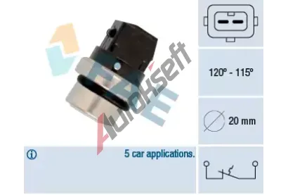 FAE Teplotní spínač - větrák chladiče FAE 36700, 36700 FAE Teplotní spínač - větrák chladiče FAE 36700, 36700