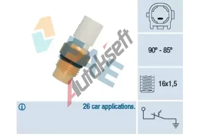 FAE Teplotní spínač - větrák chladiče FAE 36710, 36710 FAE Teplotní spínač - větrák chladiče FAE 36710, 36710