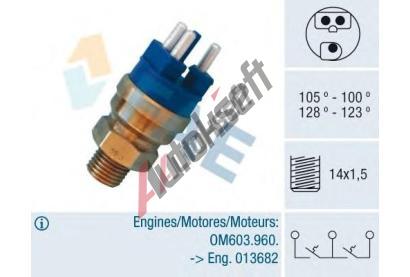 FAE Teplotní spínač větráku chladiče FAE 38370, 38370 FAE Teplotní spínač větráku chladiče FAE 38370, 38370