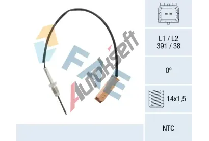 FAE Čidlo teploty výfukových plynů FAE 68610, 68610 FAE Čidlo teploty výfukových plynů FAE 68610, 68610