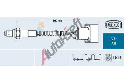 FAE Lambda sonda FAE 75015, 75015
