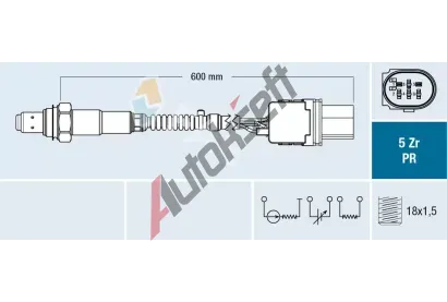 FAE Lambda sonda FAE 75077, 75077 FAE Lambda sonda FAE 75077, 75077