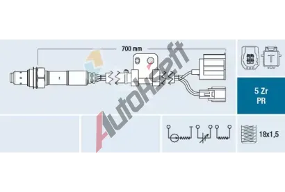 FAE Lambda sonda FAE 75088, 75088