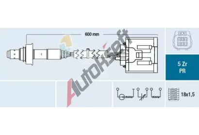 FAE Lambda sonda FAE 75089, 75089