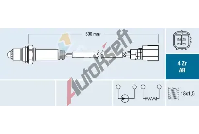 FAE Lambda sonda FAE 75618, 75618
