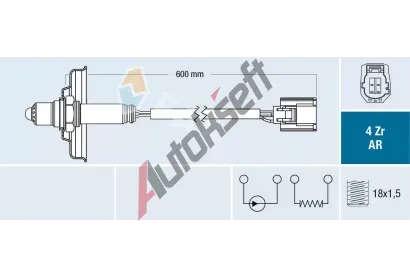FAE Lambda sonda FAE 75636, 75636  FAE Lambda sonda FAE 75636, 75636