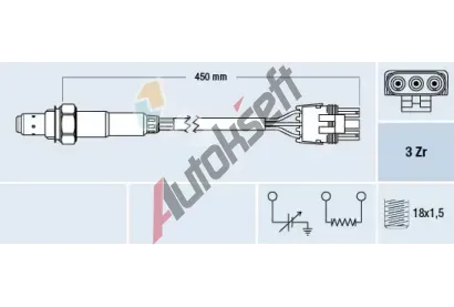 FAE Lambda sonda FAE 77117, 77117