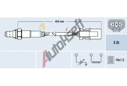FAE Lambda sonda FAE 77122, 77122
