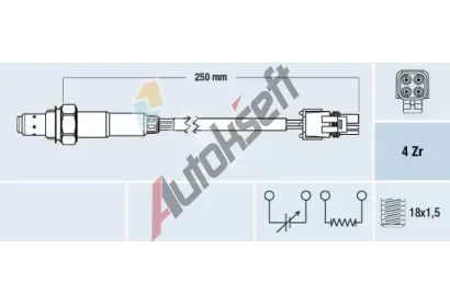 FAE Lambda sonda FAE 77129, 77129