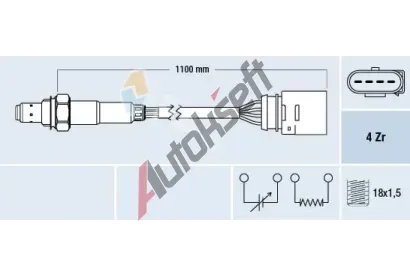 FAE Lambda sonda FAE 77140, 77140