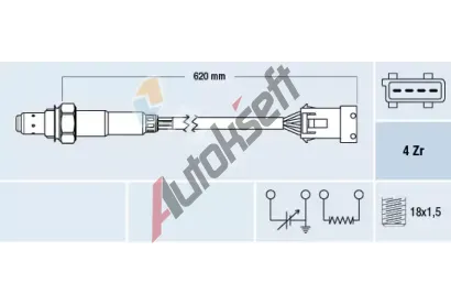 FAE Lambda sonda FAE 77166, 77166