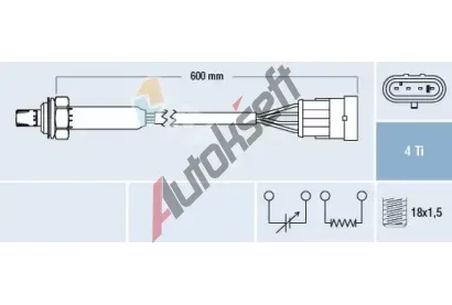 FAE Lambda sonda FAE 77183, 77183 FAE Lambda sonda FAE 77183, 77183