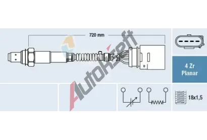 FAE Lambda sonda FAE 77204, 77204