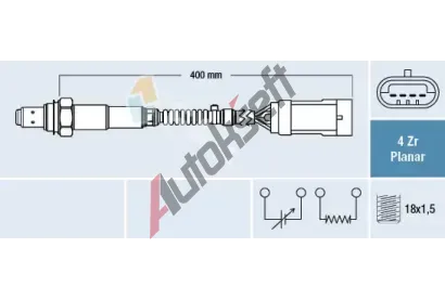 FAE Lambda sonda FAE 77206, 77206