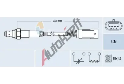 FAE Lambda sonda FAE 77207, 77207