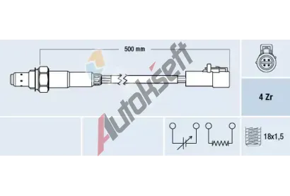 FAE Lambda sonda FAE 77260, 77260 FAE Lambda sonda FAE 77260, 77260