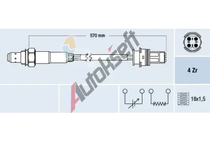 FAE Lambda sonda FAE 77268, 77268