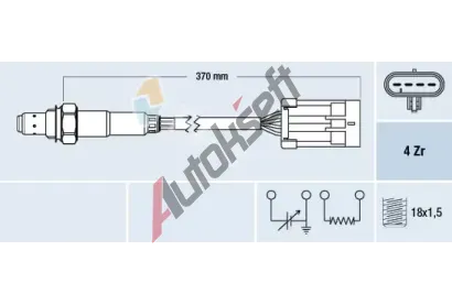 FAE Lambda sonda FAE 77309, 77309 FAE Lambda sonda FAE 77309, 77309