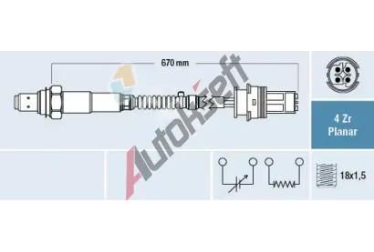 FAE Lambda sonda FAE 77328, 77328