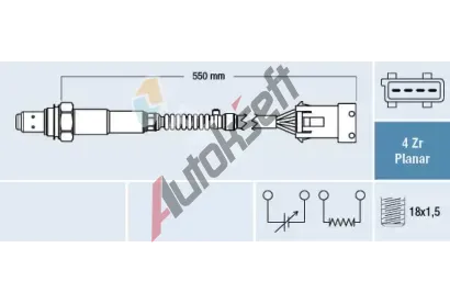 FAE Lambda sonda FAE 77410, 77410